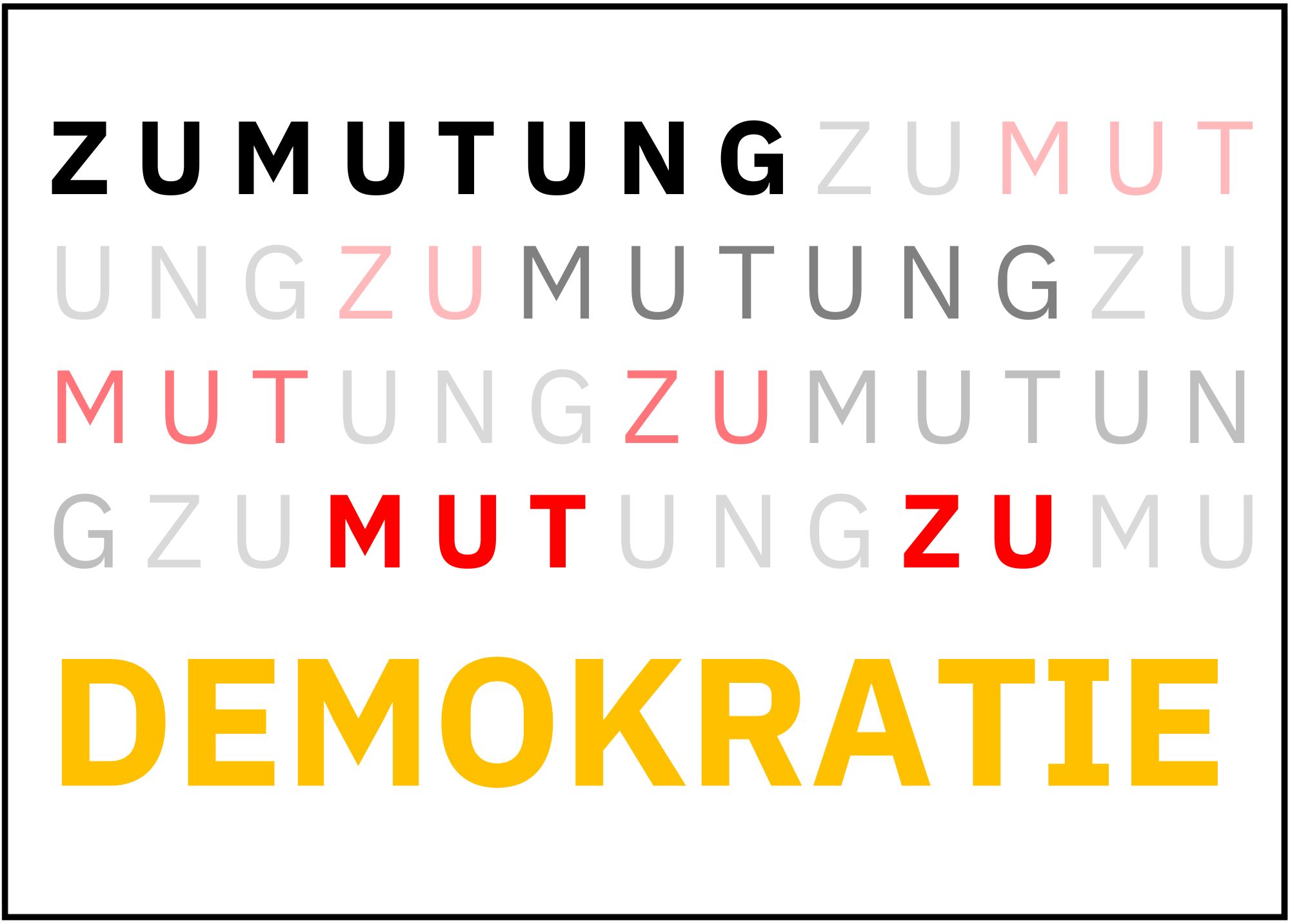 Zumutung Demokratie