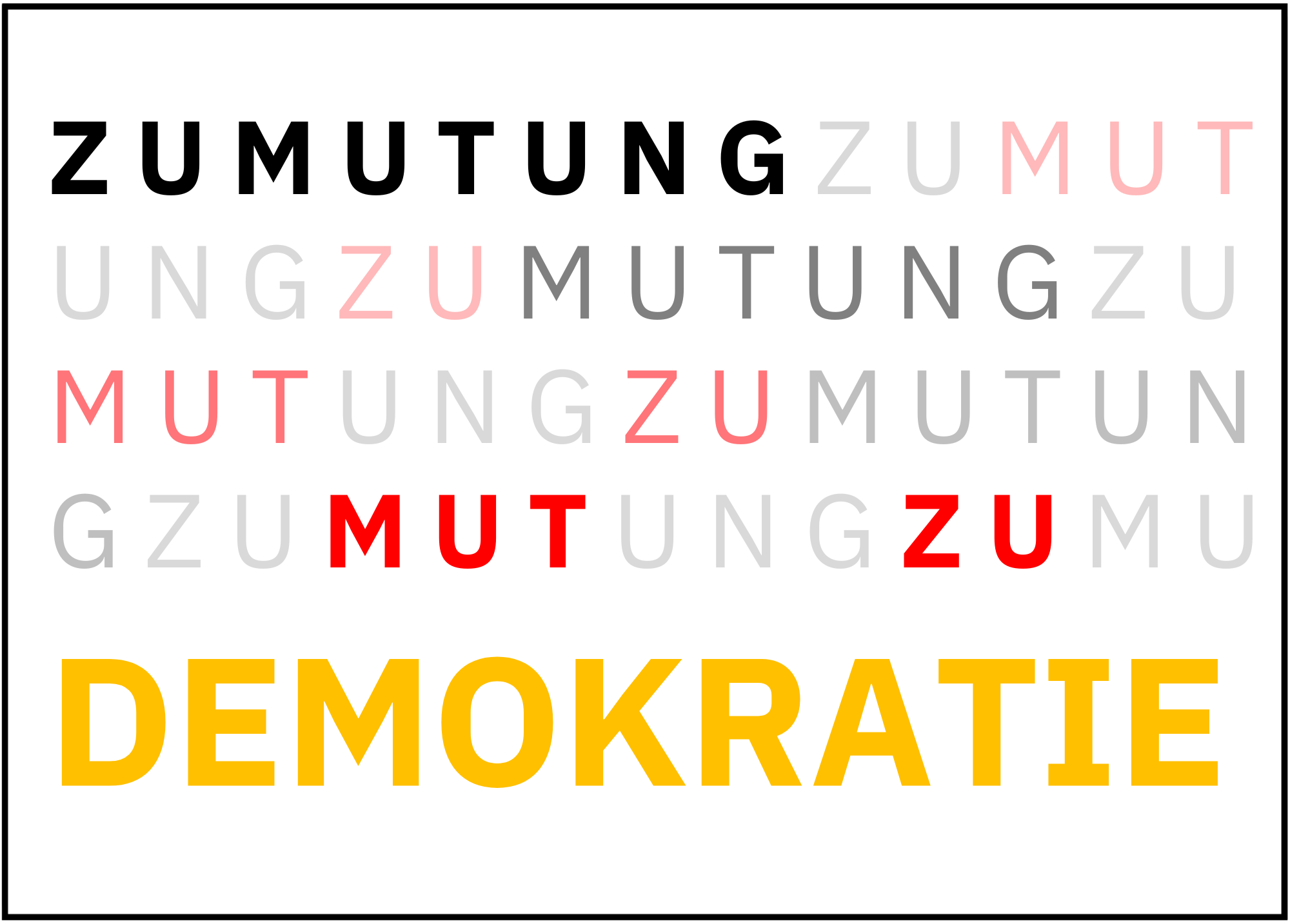 Zumutung Demokratie